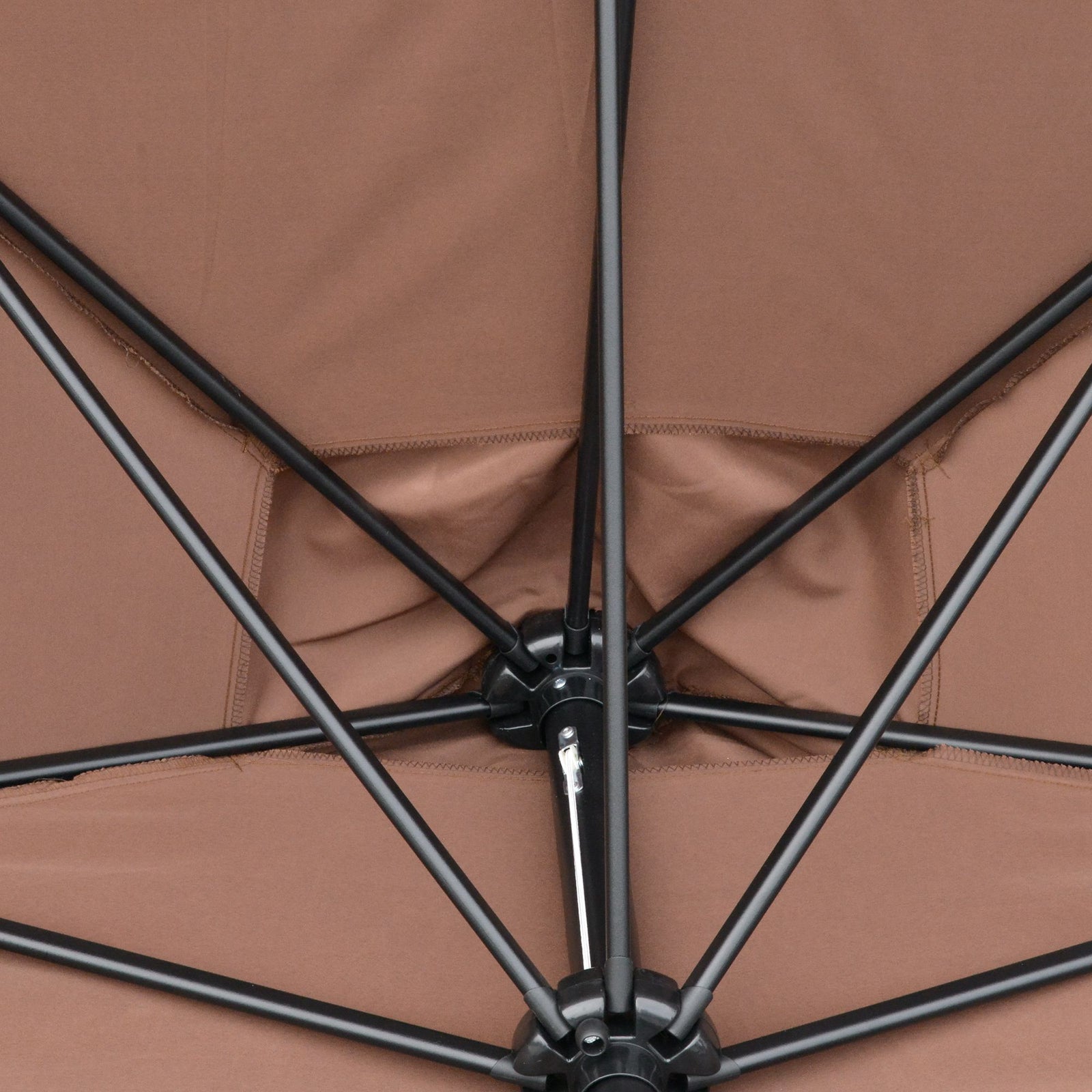 2.3m Half Round Parasol Balcony W/ Crank