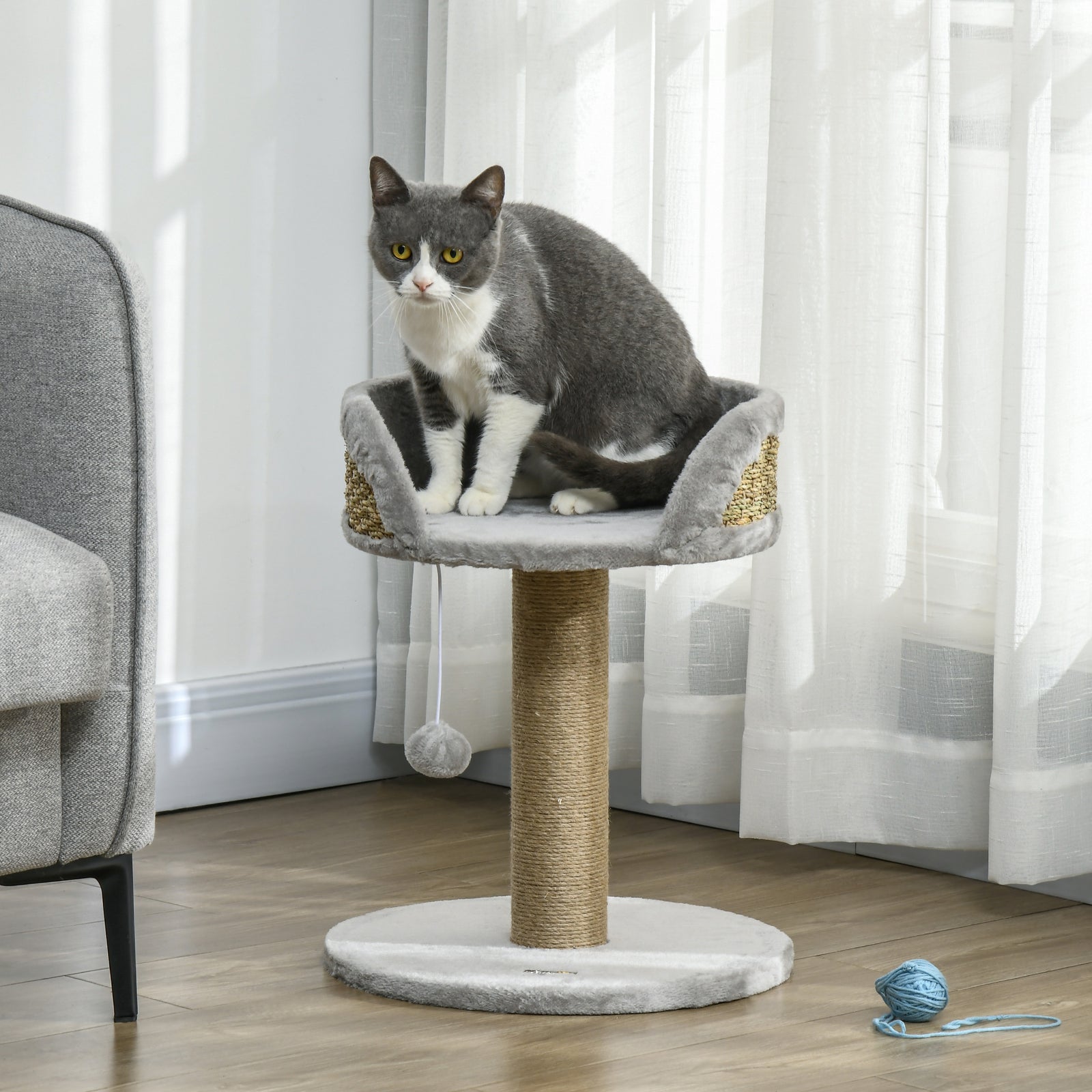 Cat Tree Tower Activity Centre With Scratching Posts | Gray