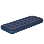 Outsunny Single Air Mattress With Pump, Blue