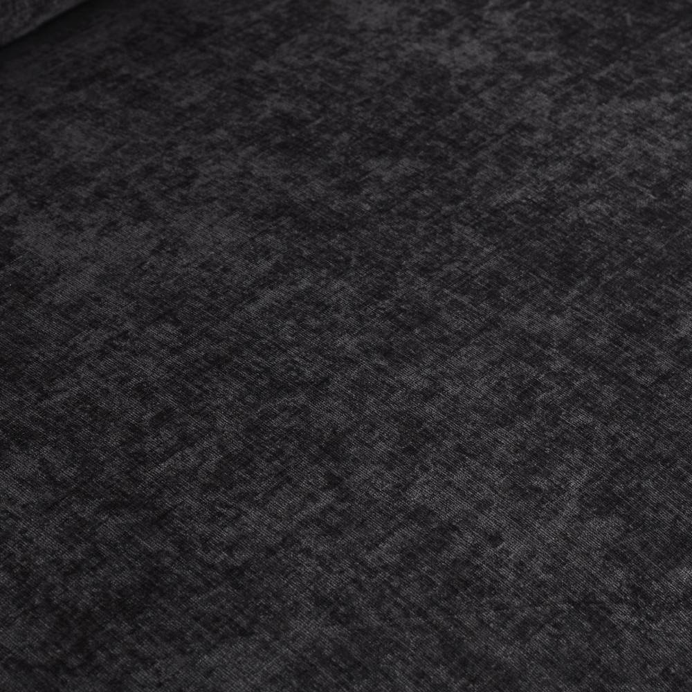 Modular Sofa Set With Chenille Upholstery And Wooden Frame | Dark Grey