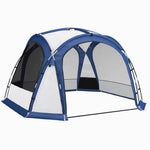Dome Tent For 6-8 Person Camping W/ Zipped Mesh Doors Hook