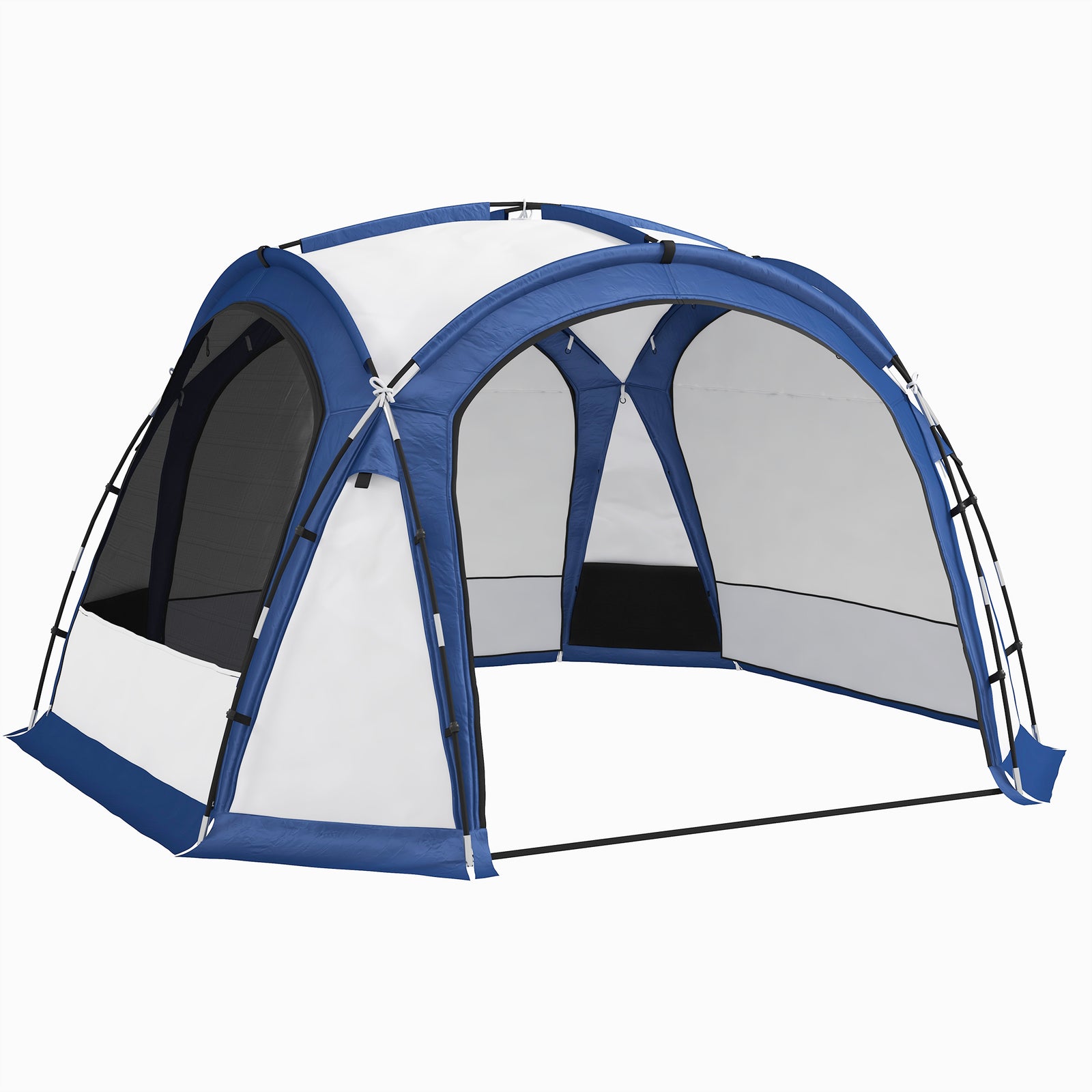 Dome Tent For 6-8 Person Camping W/ Zipped Mesh Doors Hook