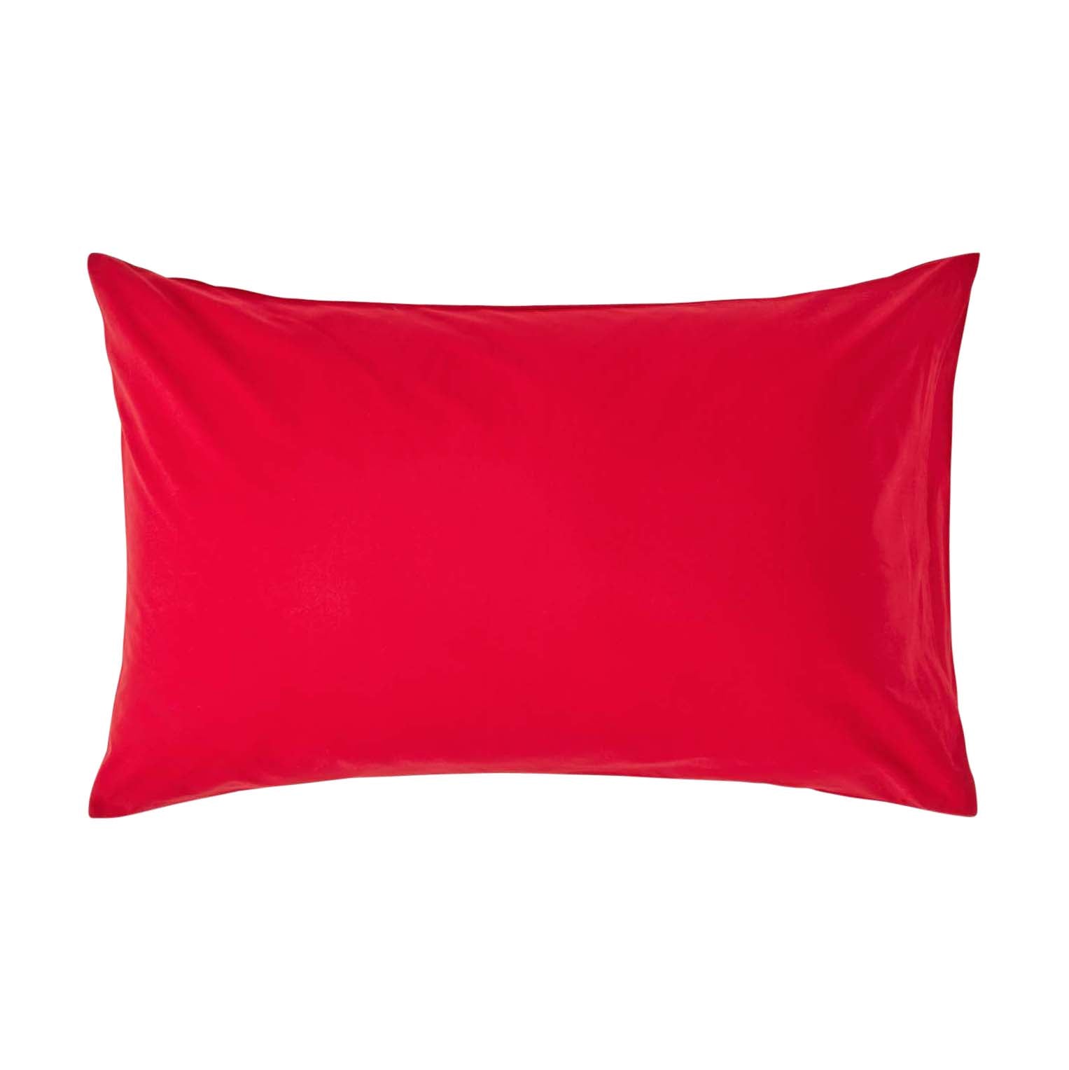 Egyptian Cotton Housewife Pillowcase 200 Tc | 48 x 74cm | Red