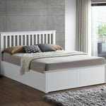 Malmo Wooden Ottoman Bed | Small Double | White