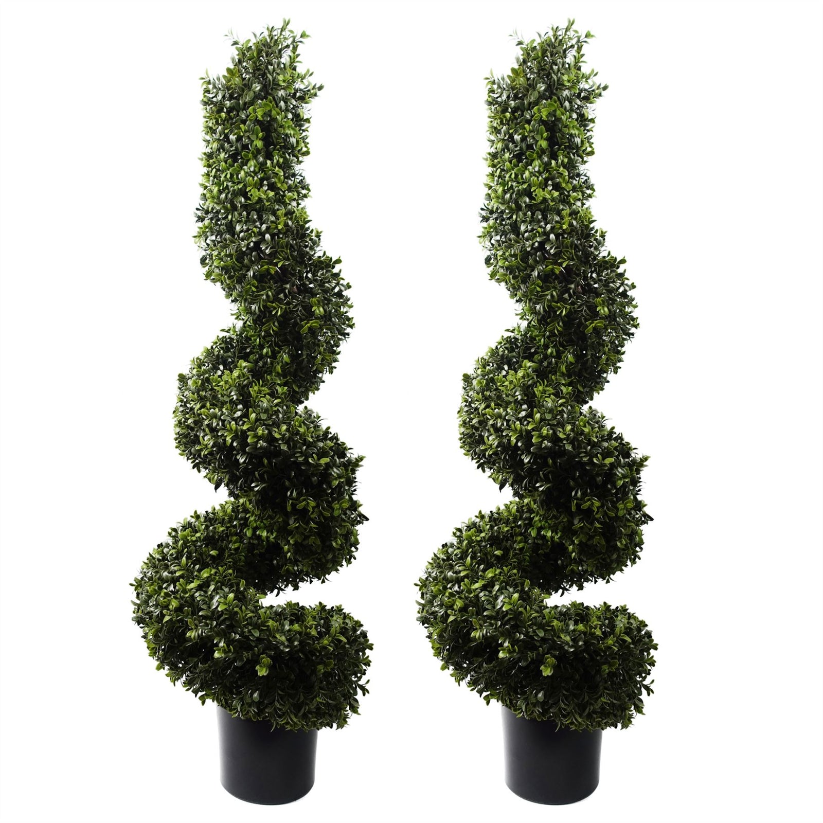 Leaf 120cm Spiral Boxwood Artificial Tree Uv Resistant Outdoor