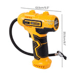 Car Tyre Inflator Cordless Air Compressor 150psi Portable Tyre Pump | Yellow
