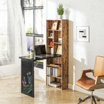 Convertible Desk W/ Blackboard Multi-function Computer | Brown