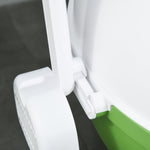 Large Cat Litter Box, Hooded Tray W/ Scoop | Green