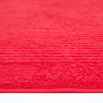 Imperial Plain Turkish Cotton Bath Mat | 50 x 80cm | Red