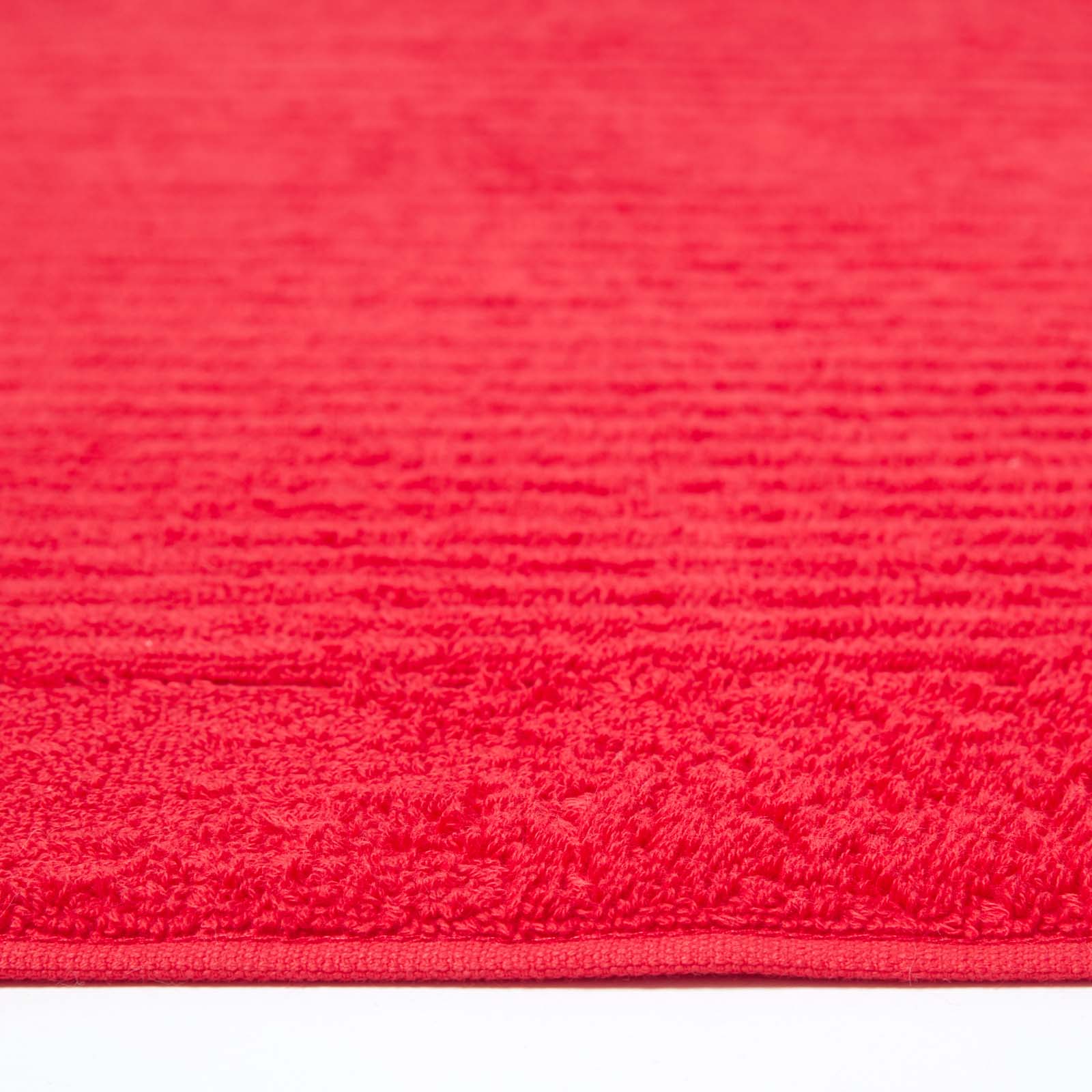 Imperial Plain Turkish Cotton Bath Mat | 50 x 80cm | Red