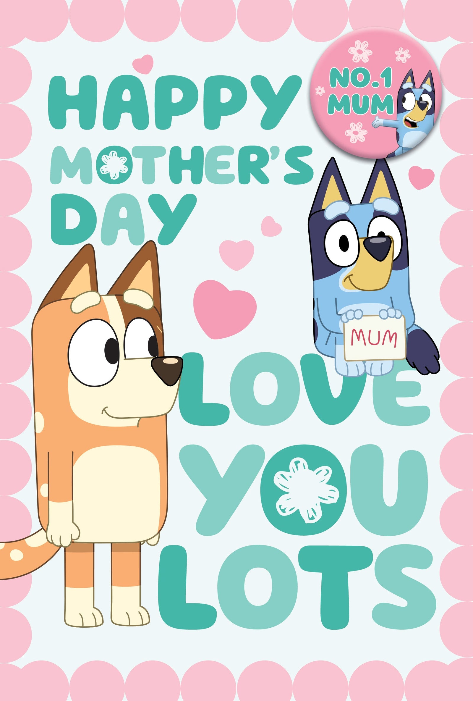 Mother's Day Card With Badge Official Product