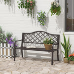 Outdoor Garden Bench 2 Seater Patio