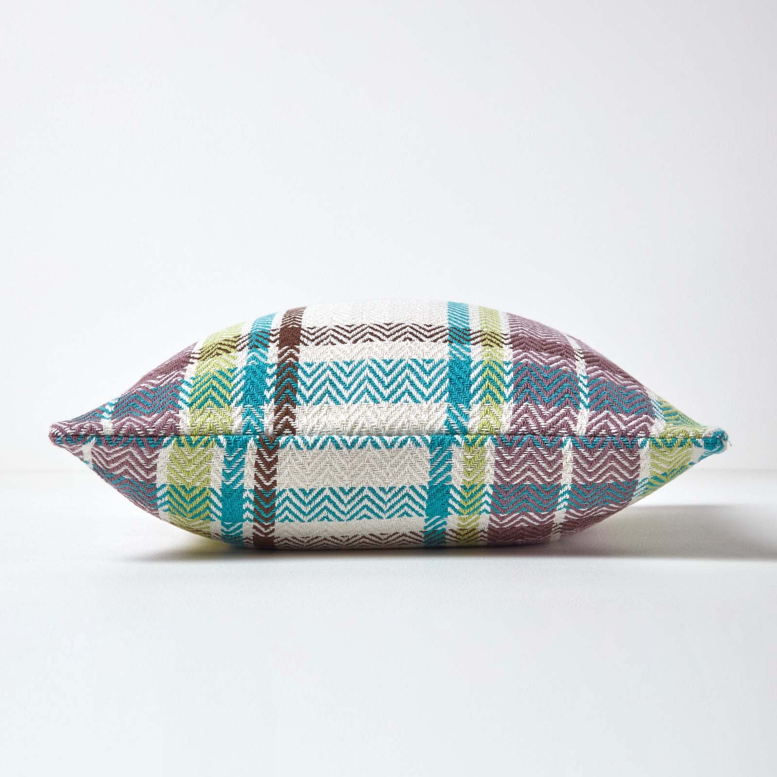 Tartan Cotton Falun Cushion Cover | 45cm x 45cm | Green