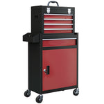 Rolling Tool Cabinet, 5 Drawers, Lockable