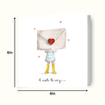 Blank Card, Birthday, Valentines, Mother's Or Fathers Day Official Product