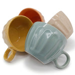 Ceramic Coffee Mugs 4pc Set 15oz Large Tea Cups Assorted Colours