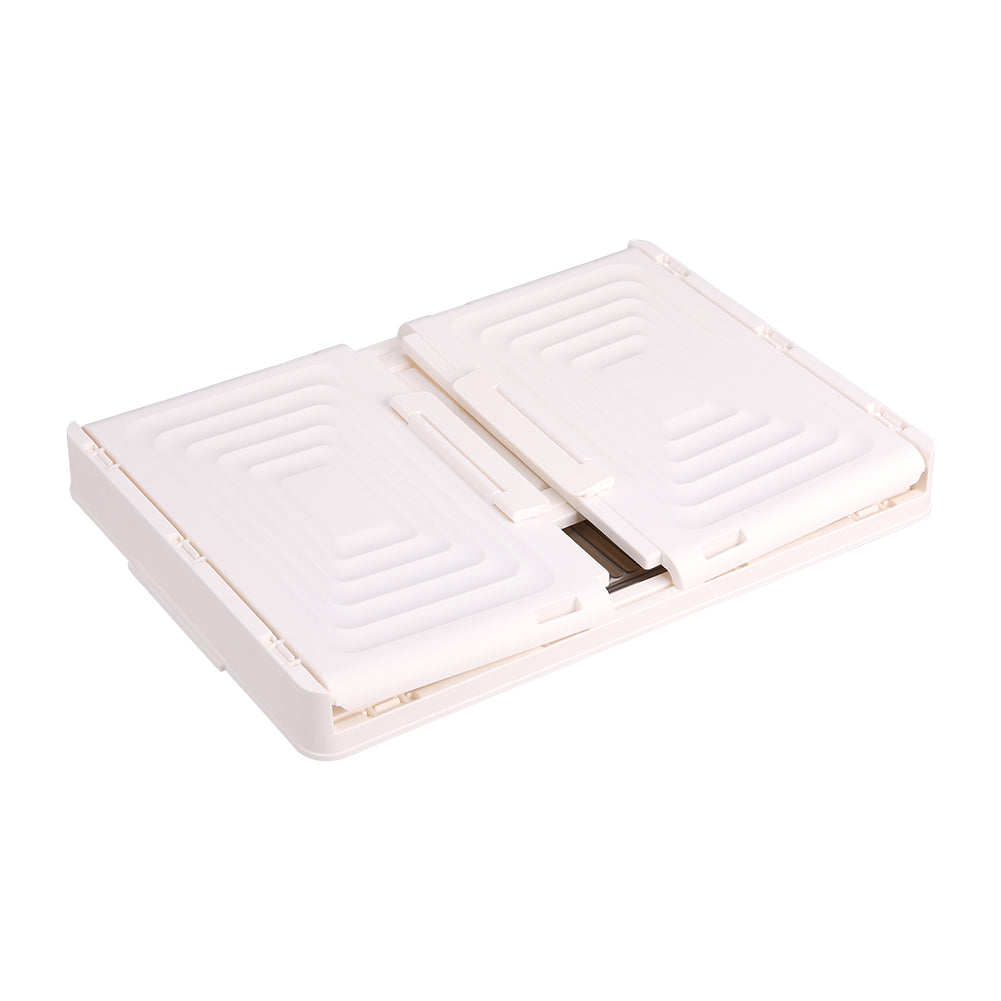 4-layer Thicken Foldable Shoe Storage Box With Wheels