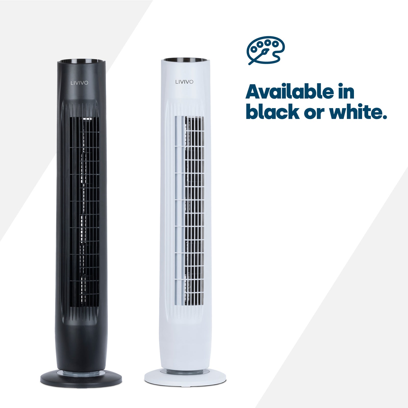 Livivo 32" Tower Fan - Black