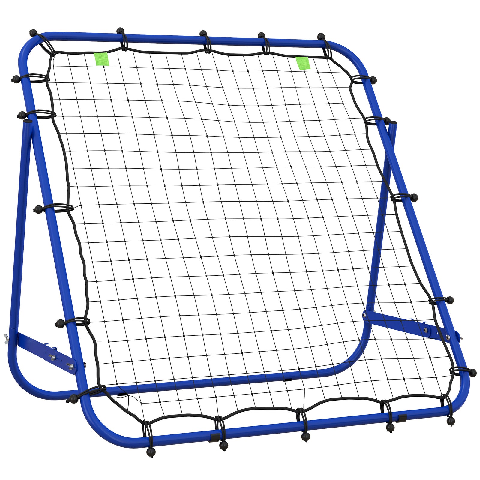 Rebounder Net Practise Football Kickback Target Goal | Blue