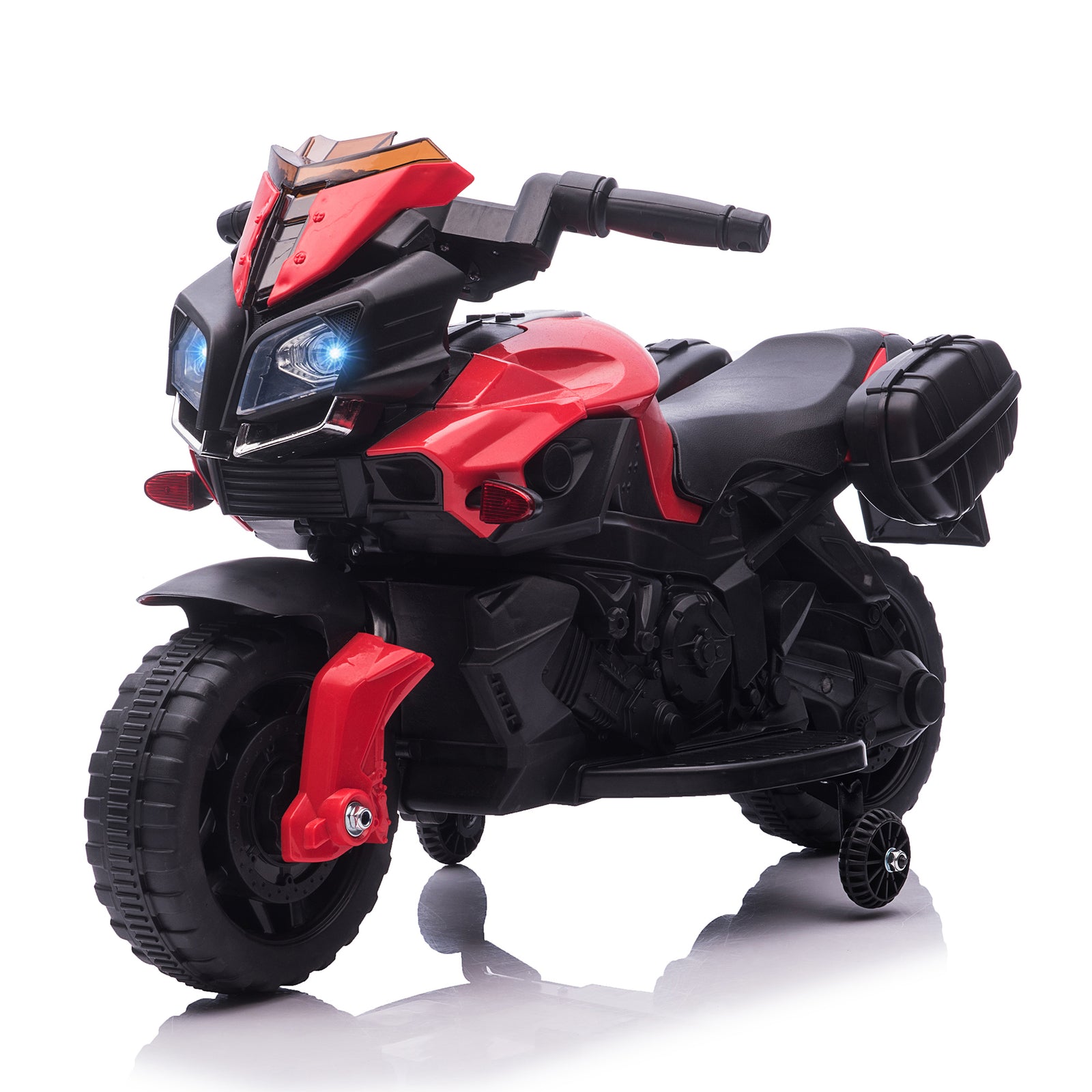 Kids 6v Electric Motorcycle Ride-on Toy Battery 18 - 48 Months | Red