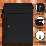 Anti-theft Parcel Post Box | Black