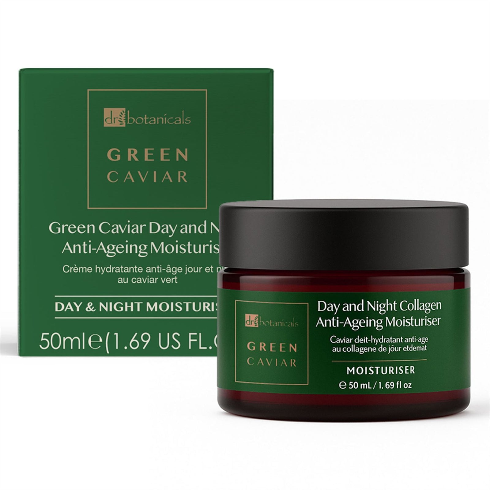 Green Caviar Day & Night Anti-ageing Moisturiser 50ml For Hydration And Nourishment
