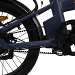 Virum Auto 2026 Folding E-bike, Automatic 3-speed, Belt Drive | One Size | Blue