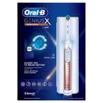 Genius X Smart Rechargeable Toothbrush With Travel Case, Rose Gold