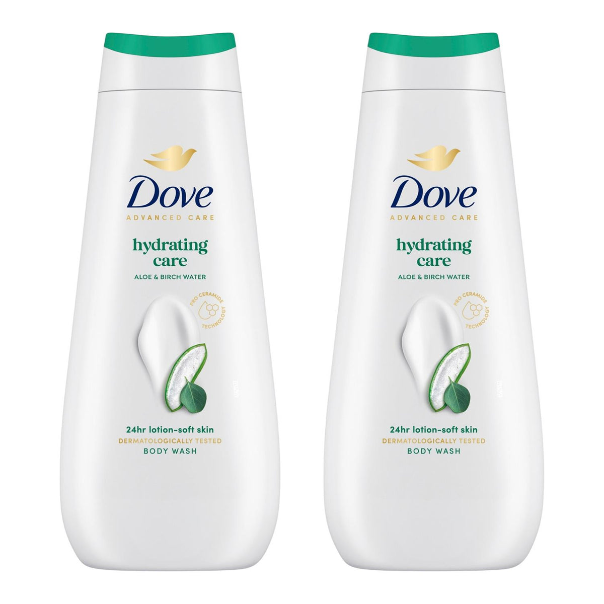 Advanced Care Hydrating Care Body Wash 24h Renewing Micromoisture | Set of 2 | White