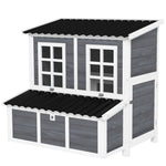Wooden Chicken Coop W/ Nesting Box For 2-4 Chickens, 100 X 86 X 100cm