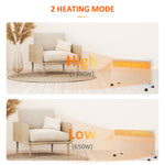 Convector Radiator Heater With Adjustable Thermostat Safety | One Size | White