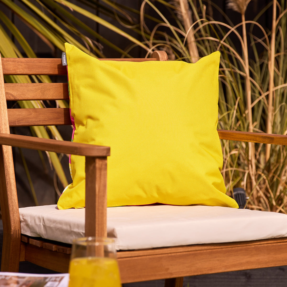 Tropical Indoor Outdoor Cushion Set Of 2 Water Resistant Cushions
