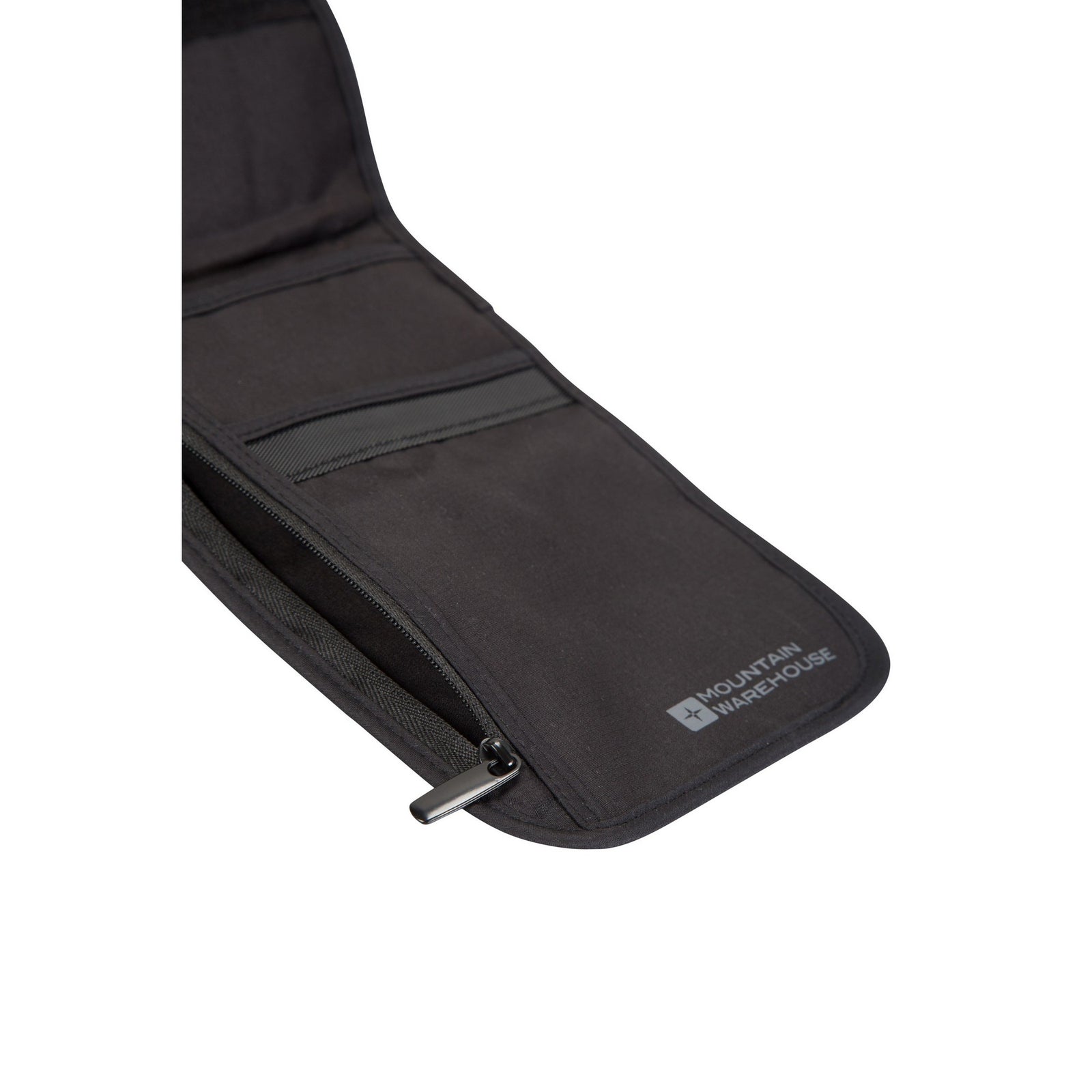 Logo Rfid Blocking Neck Pouch | One Size | Black