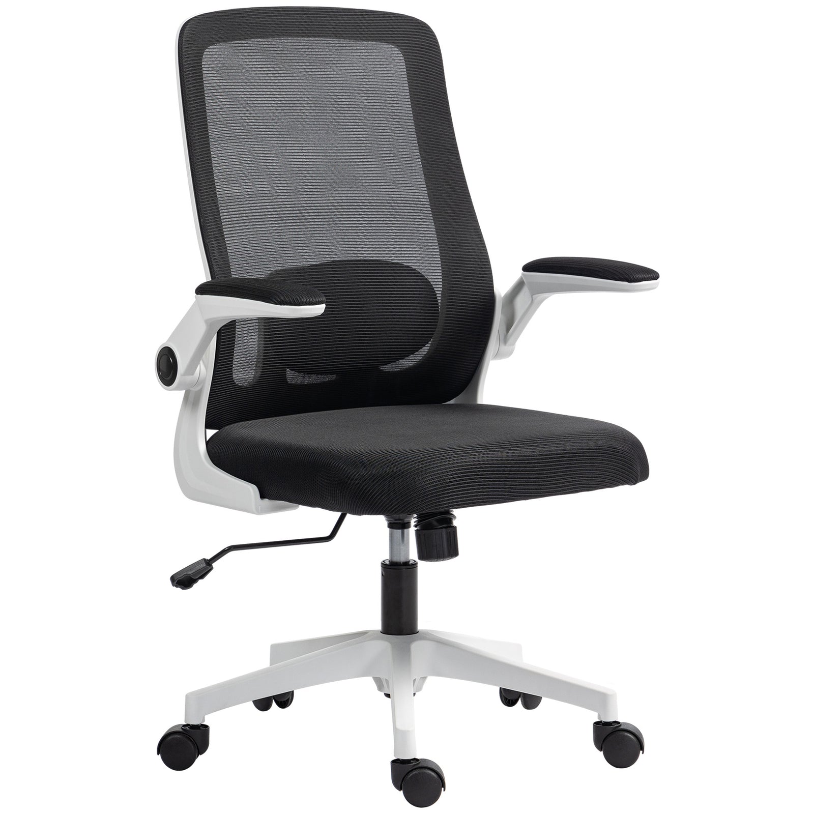 Mesh Desk Chair With Tilt Function, Lumbar Support | Black