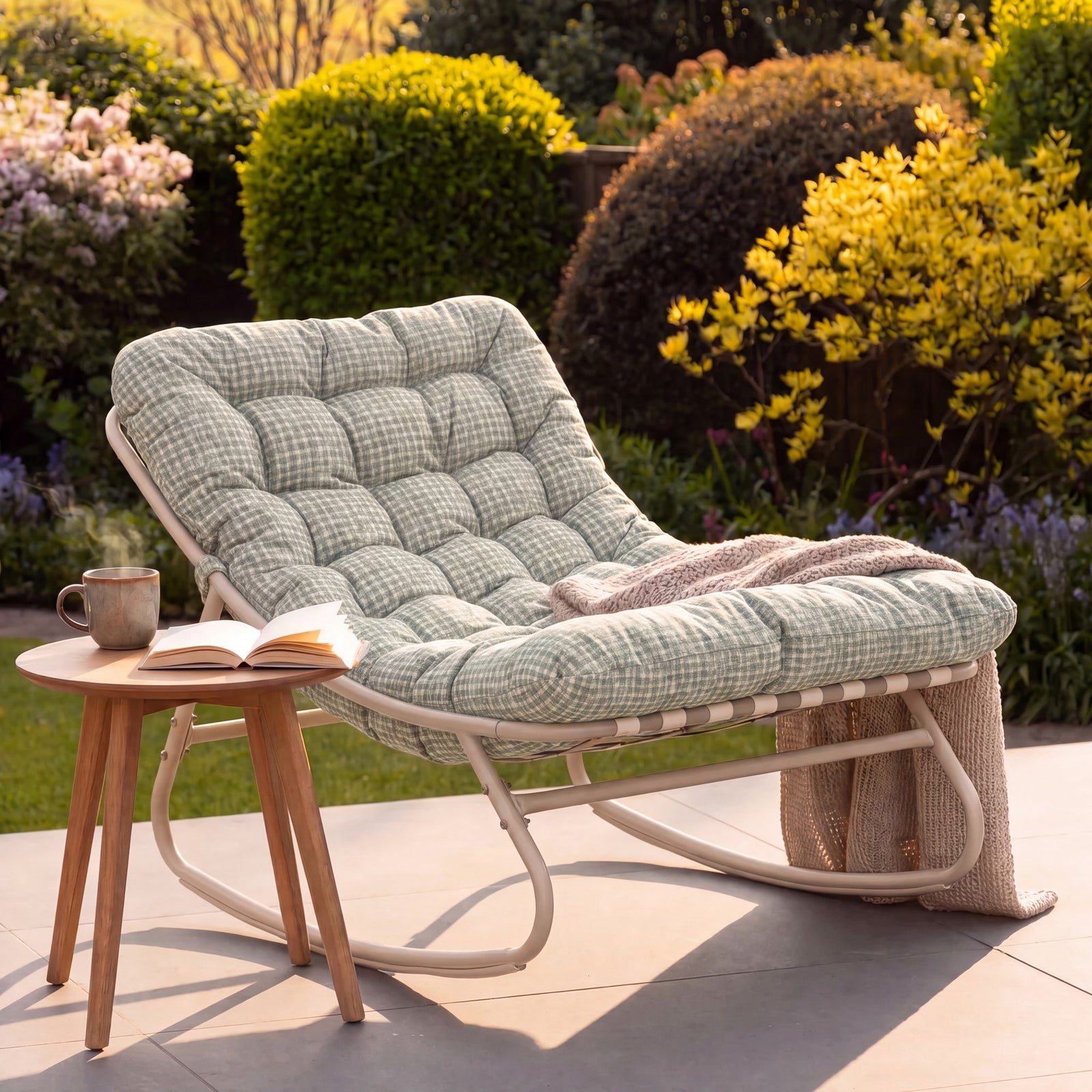 Softrock Outdoor Rocking Chair | One Size | Aqua