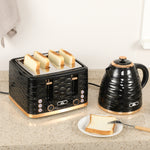 Kettle And Toaster Set 1.7l Boil Kettle And 4 Slice Toaster | One Size