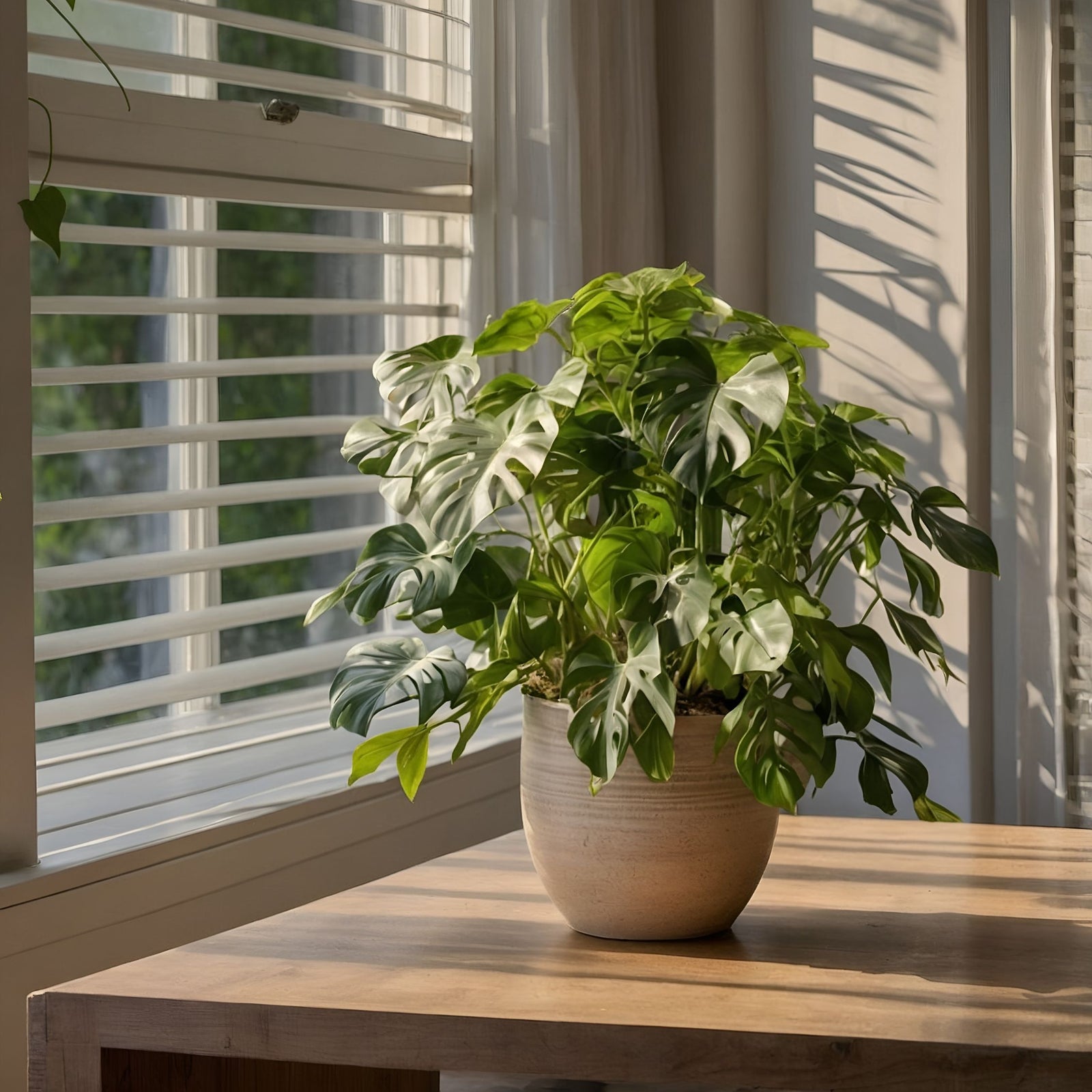 Monstera Minima - Rhaphidophora Tetrasperma - Height 20-30cm - ⌀12cm | Set of 1 | Green