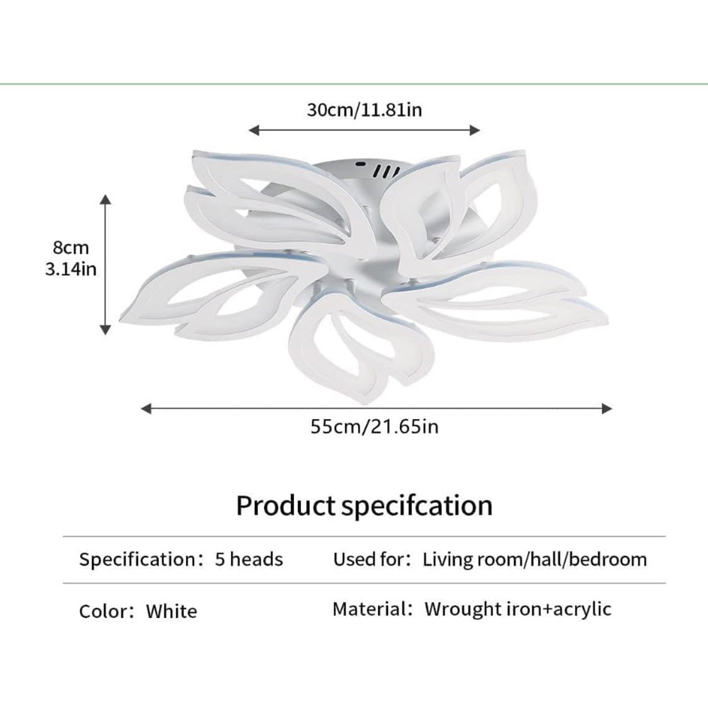 Bath Plus TB+ Modern 65w Led Flower Ceiling Light