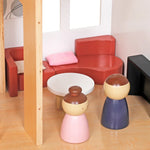 Modern Villa Kids 3 Storey Doll House With Furniture Accessories Mansion Playset