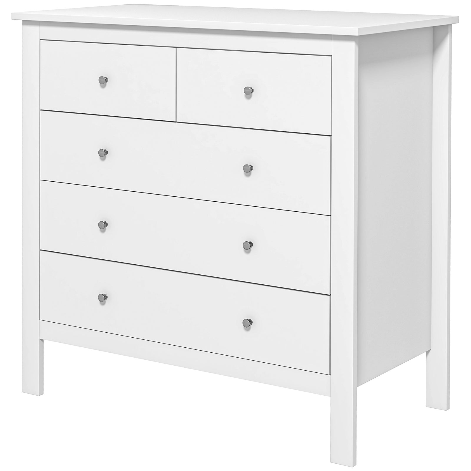 Modern Chest Of Drawers, 5 Drawer Unit Storage Chest