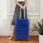 Lockable Travel Suitcase Set | Set of 4 | Navy Blue