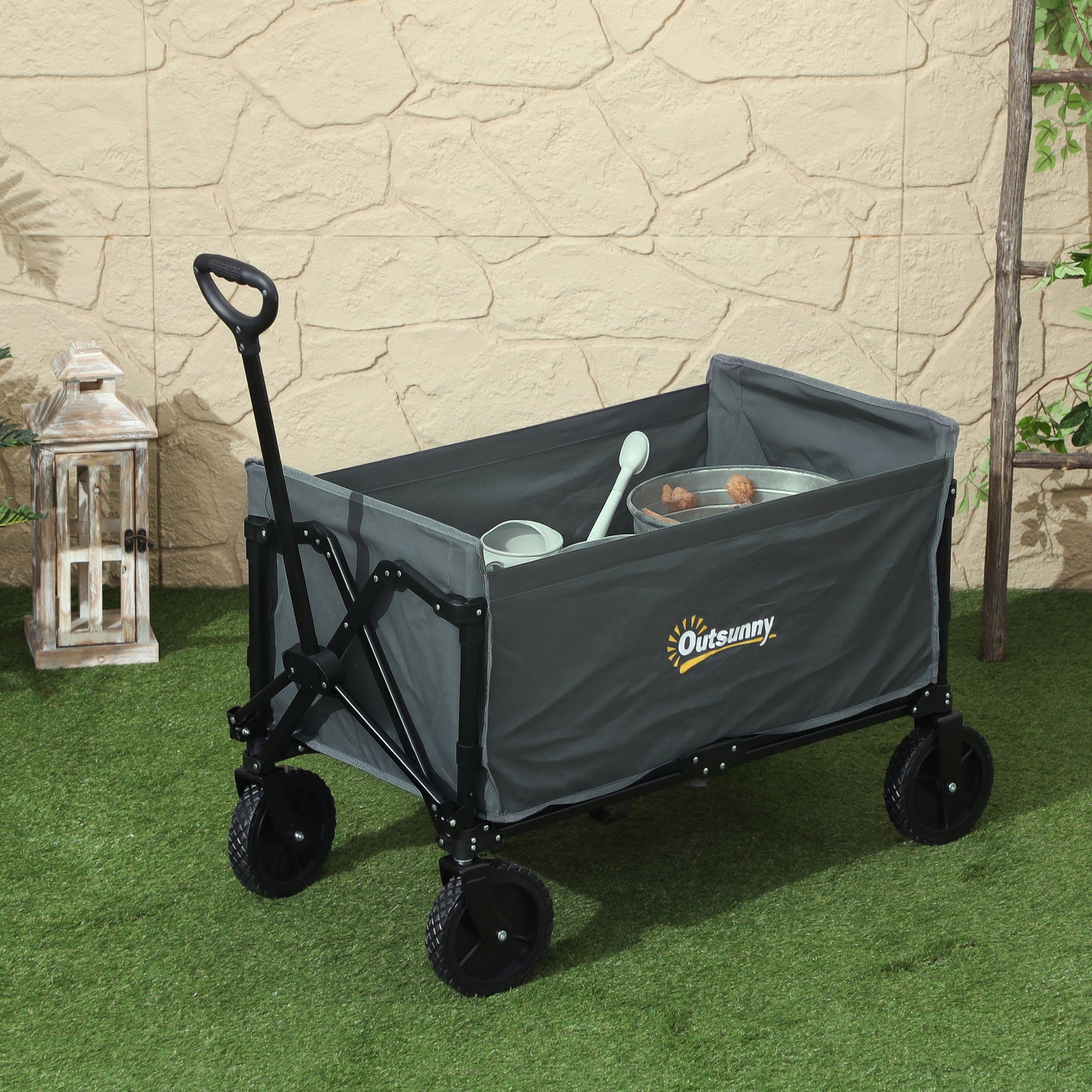 120l Festival Trolley, Folding & Compact | Gray