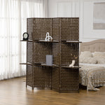 4 Panel Folding Room Dividers Privacy Screen Panels