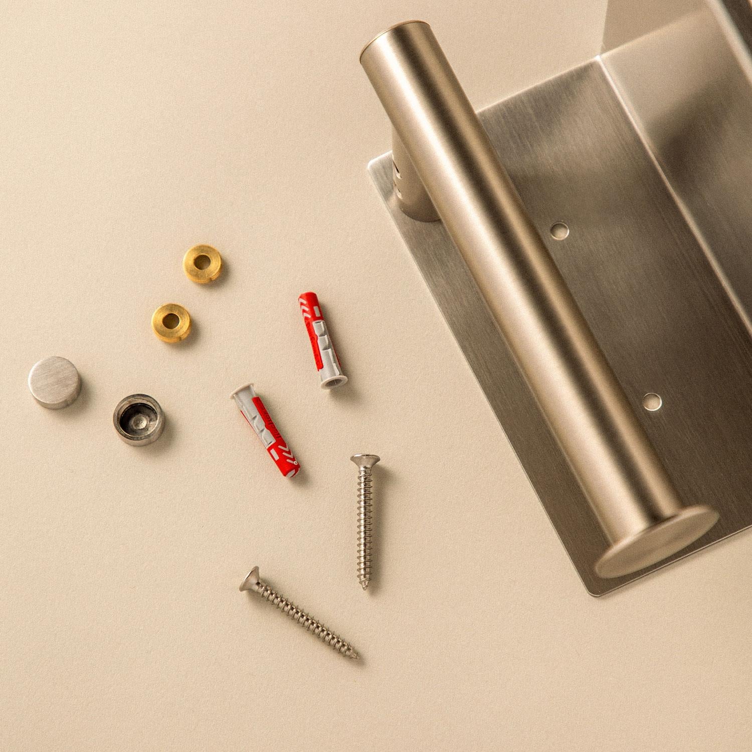 Paper Holder With Cover Chrome Architect Sp
