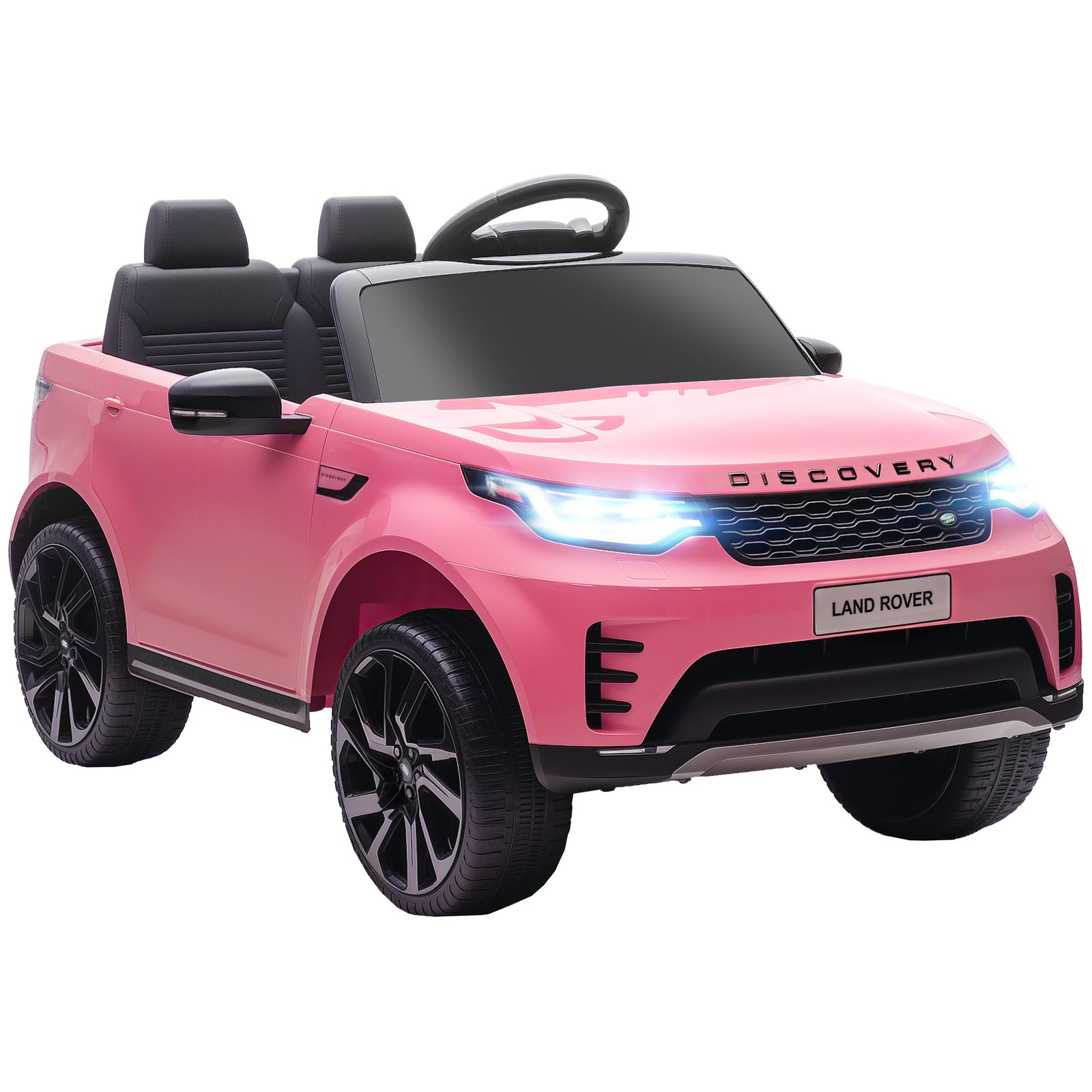 Land Rover Discovery Licensed 12v Kids Electric Car W/ Remote | Pink