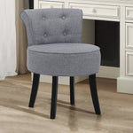 Classic Fabric  Chair Wing Back Chair Sofa Vanity Bedroom Dressing Chair