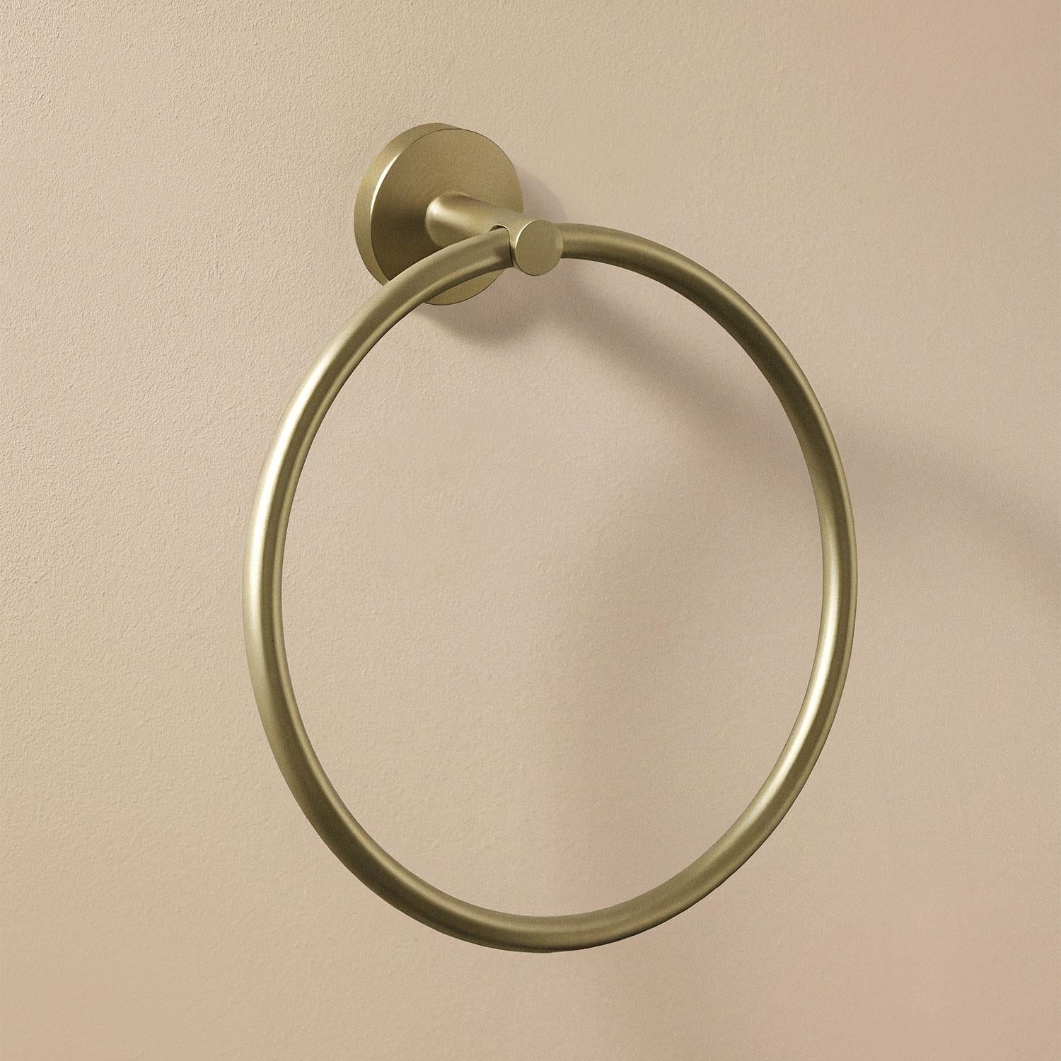 Towel Ring, 20cm, Matt Anti-corrosion, Start Collection | Gold