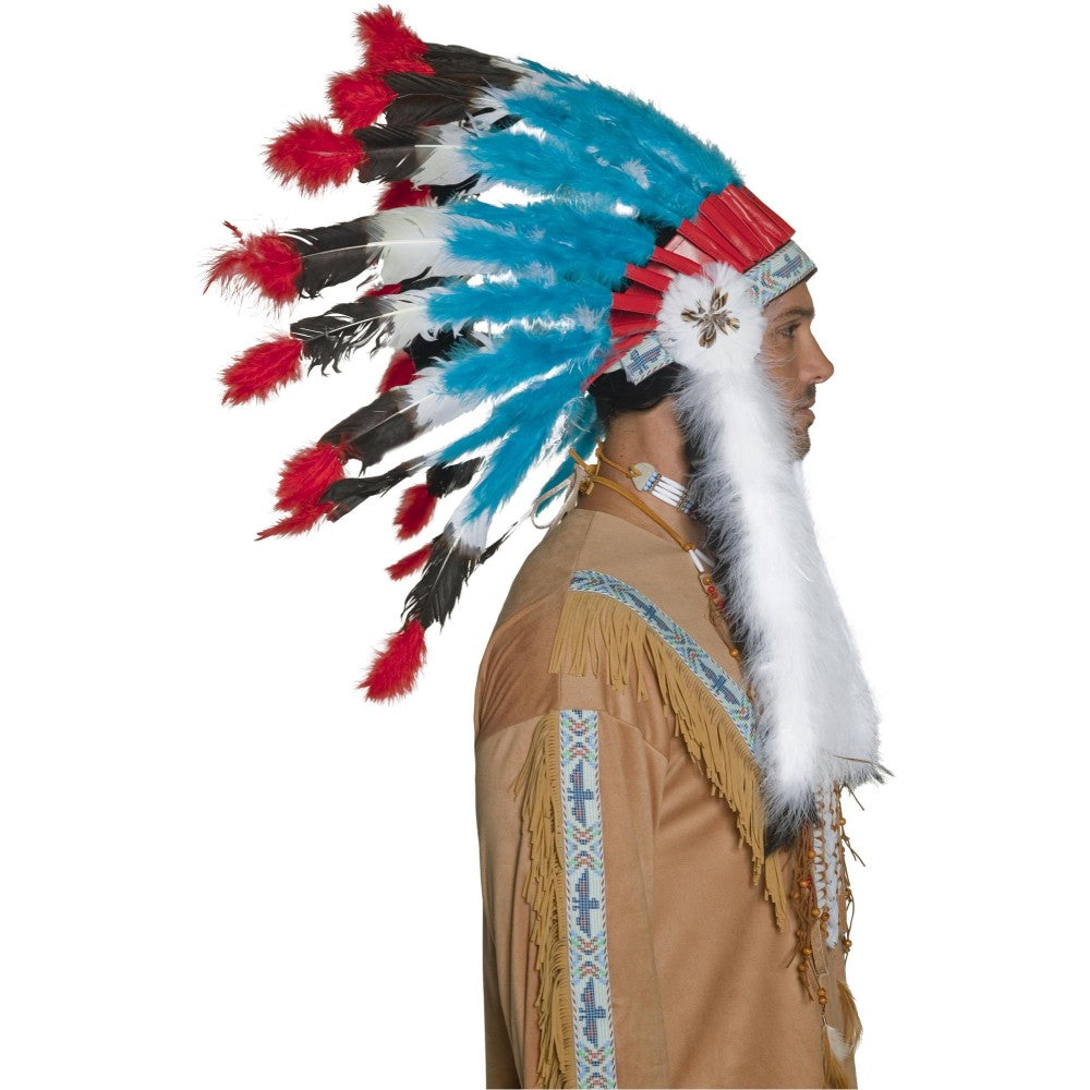 Native American Inspired Headdress, Blue