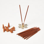 HOMESCAPES Zen Incense Gift Set Amber &ginger Lily