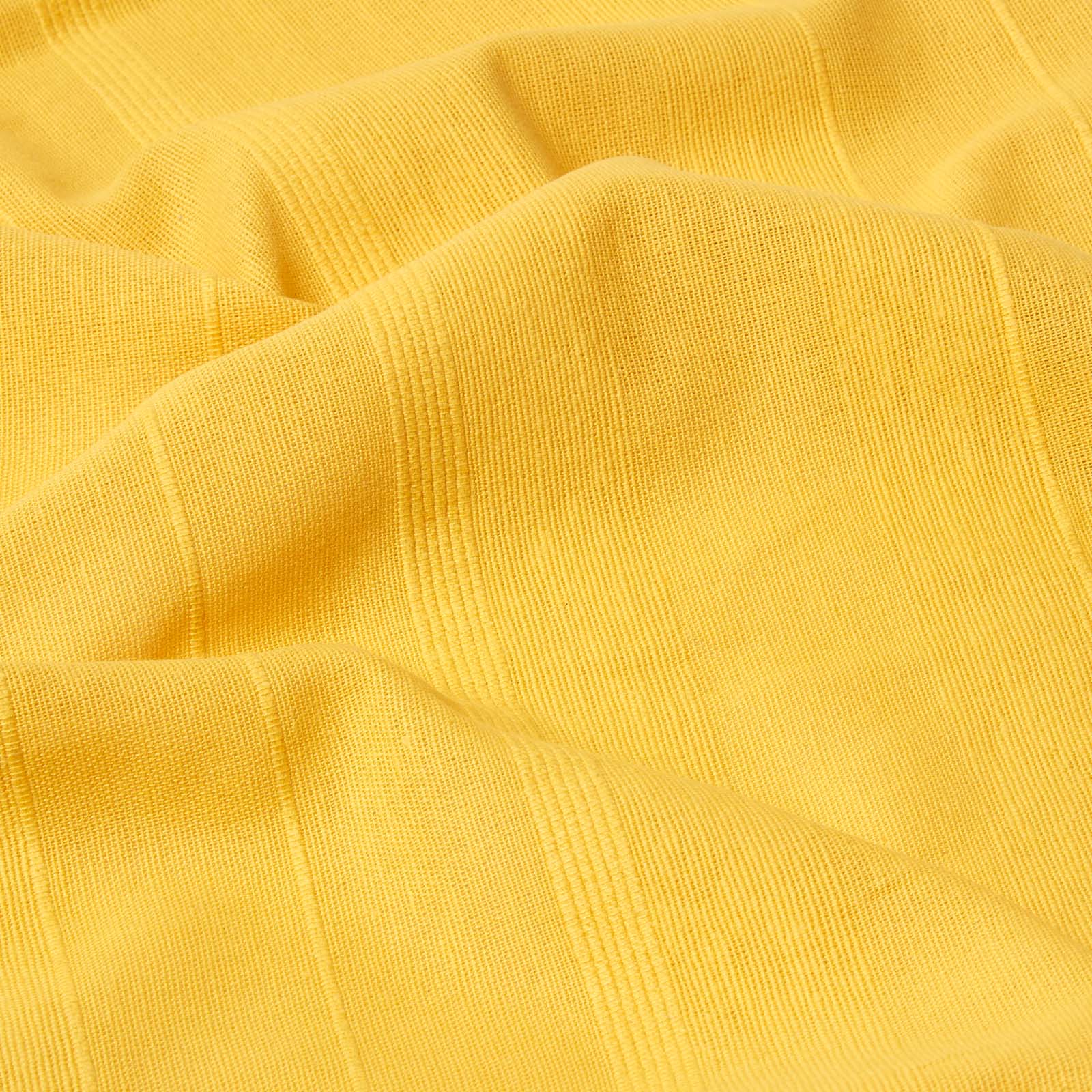 Cotton Rajput Ribbed Throw | 255cm x 360cm | Tangerine